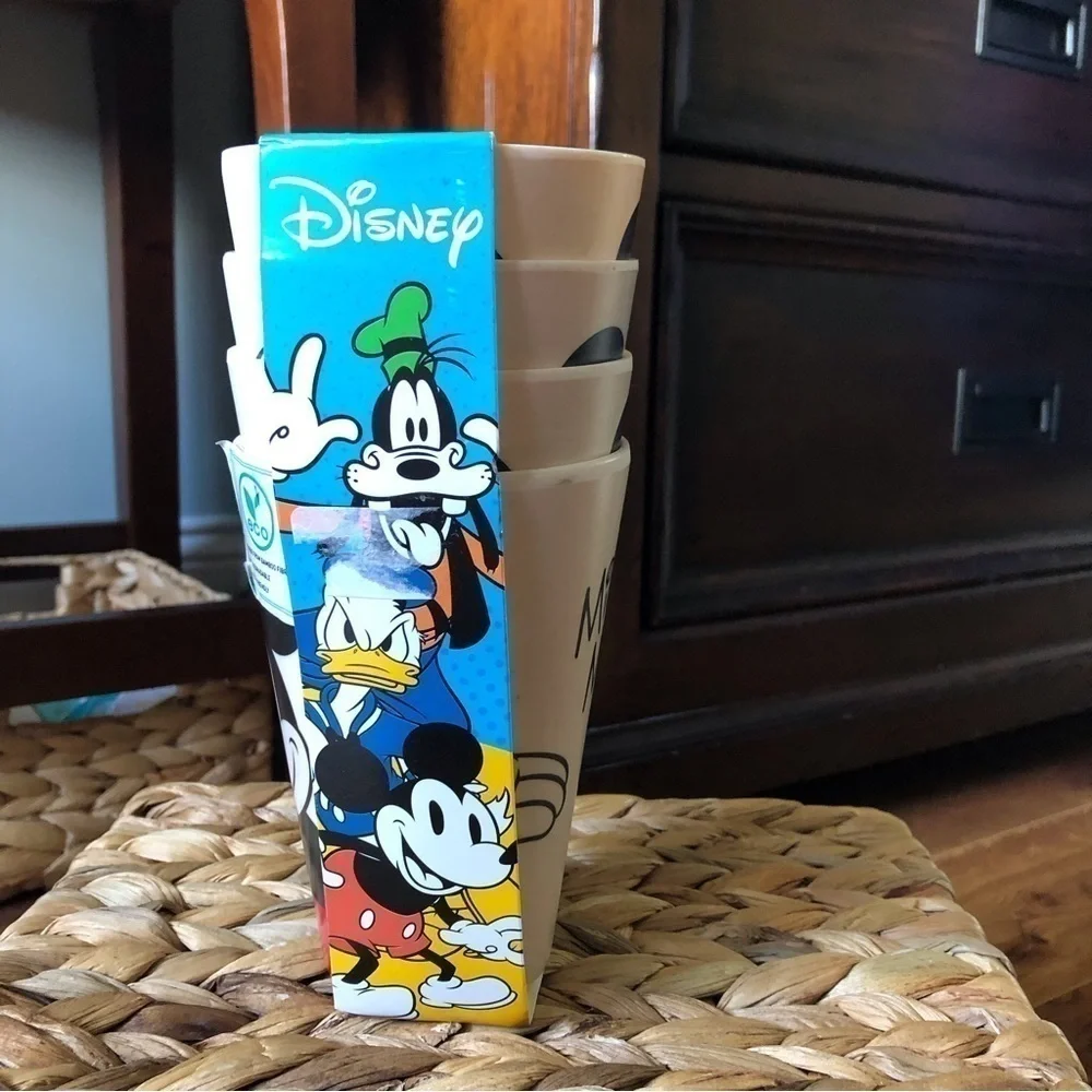 Disney All Eyes on Mickey Mouse bamboo tumblers set of 4